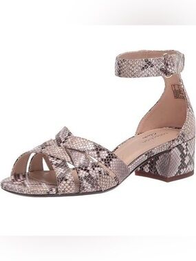 Clarks Collections Caroleigh Snake Print Sandal Size 8.5